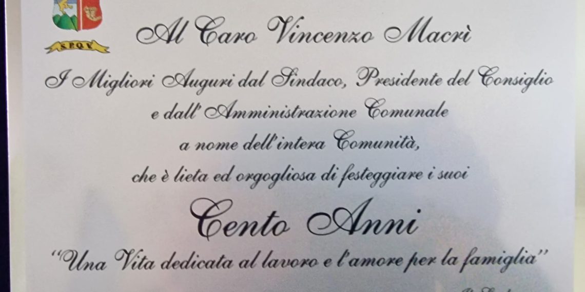 Cittadino di Triparni scompare alla vigilia dei suoi 100 anni, il Comune ne omaggia la memoria