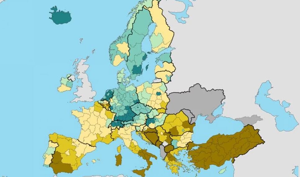 Calabria maglia nera per l’occupazione in Europa, secondo i dati diffusi da Eurostat