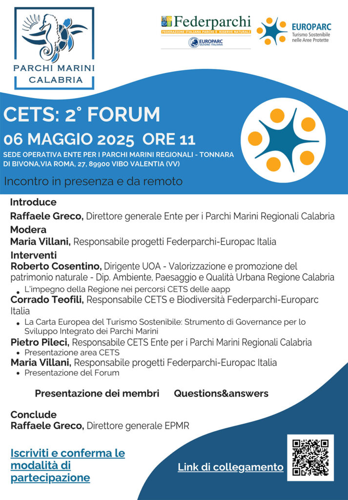 Turismo sostenibile, alla Tonnara di Bivona il 2° Forum dell'Ente Parchi Marini della Calabria 3 2° Forum CETS Ente Parchi Marini Regionali
