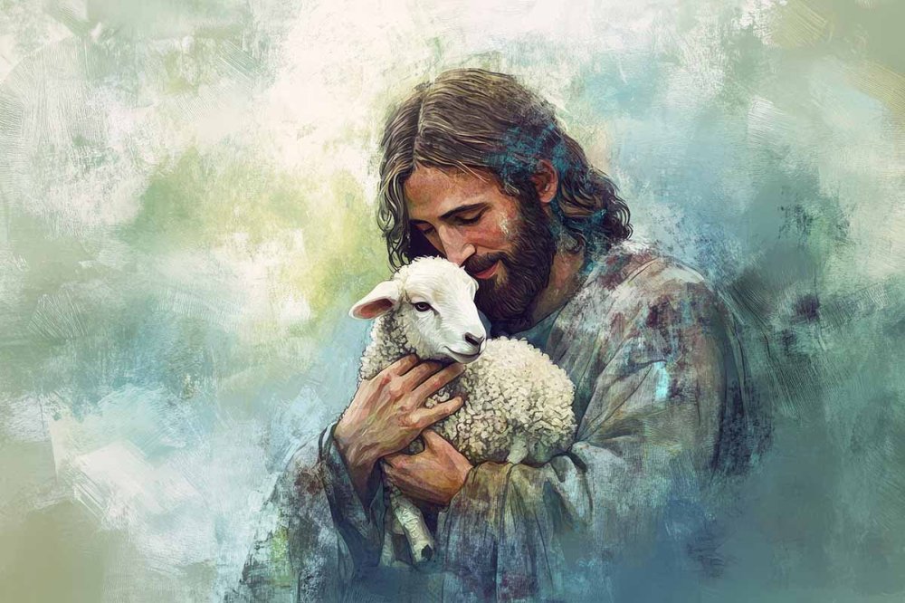 Don Fiorillo: Chi segue il "Pastore bello" non si perde... 3 Jesus good shepherd by Volodymyr