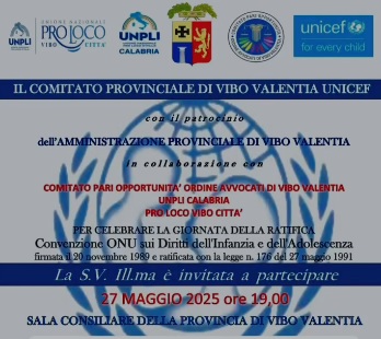 Unicef Vibo Valentia organizza il Festival del Diritto, un programma articolato con diversi appuntamenti 3 concerto unicef