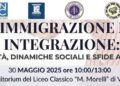 Immigrazione e integrazione: criticità, dinamiche sociali e sfide attuali, se ne parlerà domani al Liceo Morelli
