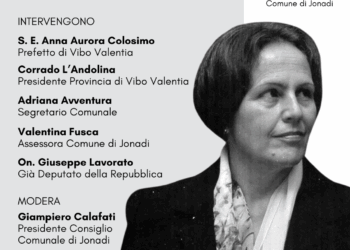 Jonadi, giovedi la cerimonia di intitolazione a Nilde Iotti della nuova sala conferenze comunale