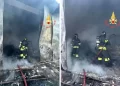 Incendio devasta un’autofficina a Joppolo (VIDEO)