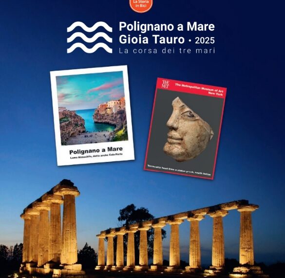 Sport, turismo lento e sostenibilità, il 24 maggio parte il “Tour dei Tre mari” in bicicletta da Polignano a Mare a Gioia Tauro