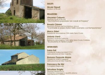 L’architettura rurale in Calabria. Incontro organizzato dal Circolo Legambiente Ricadi presso la Greenstation S. Domenica