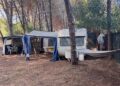 Sequestrate due aree adibite illegalmente a campeggio abusivo