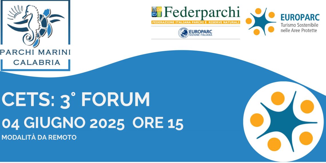 Parchi Marini Regionali della Calabria, oggi 3° Forum (da remoto) verso la Carta Europea del Turismo Sostenibile 