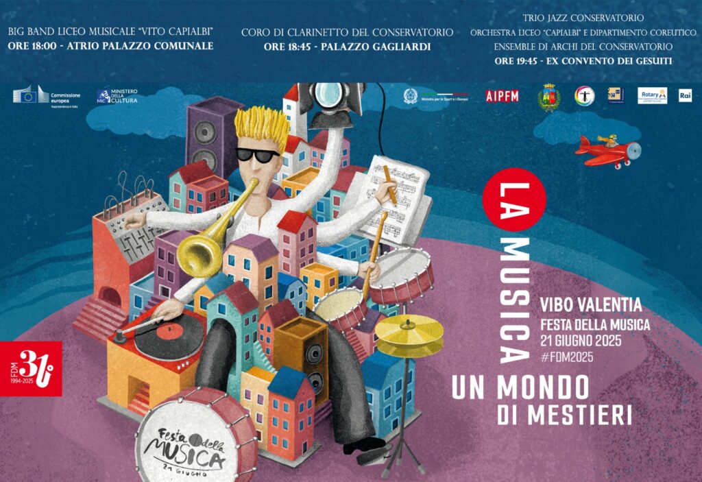 Vibo Valentia celebra la Festa della musica: tre appuntamenti per vivere la città attraverso le note 3 Festa della musica vibo 2
