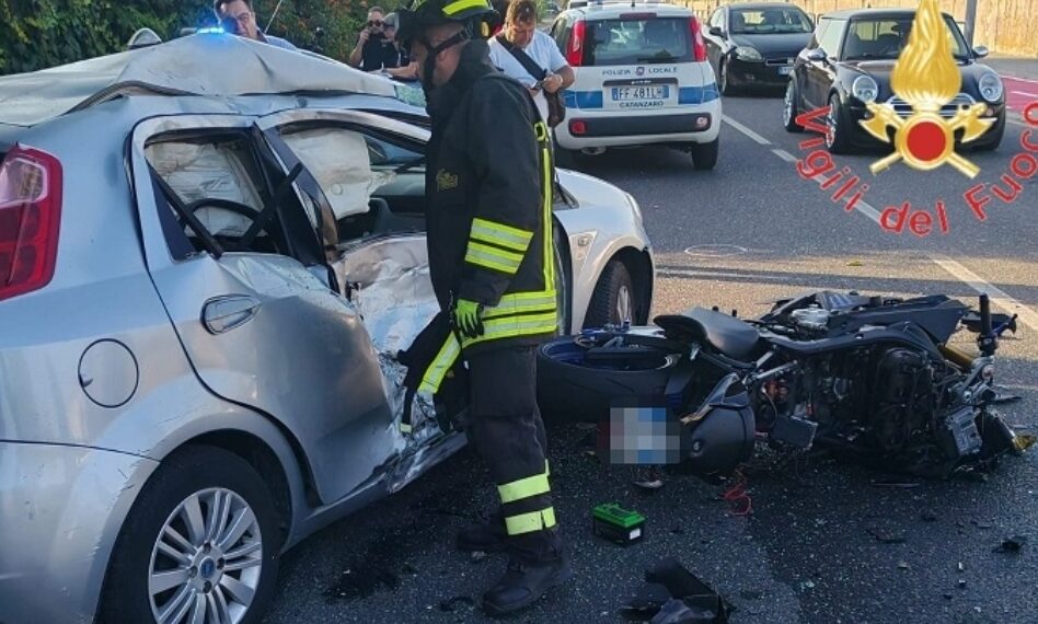 Incidente mortale a Catanzaro Lido