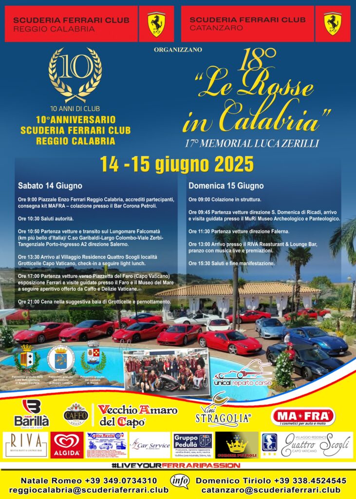 Scuderia Ferrari a Capo Vaticano: un’occasione imperdibile per promuovere il turismo d’eccellenza in Calabria 4 WhatsApp Image 2025 06 13 at 23.40.21