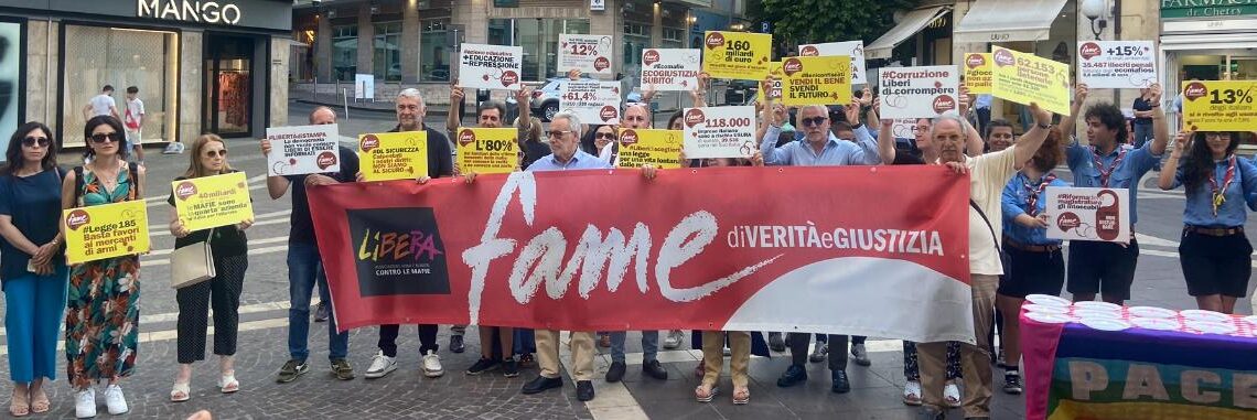A Reggio Calabria la seconda tappa calabrese per la campagna di Libera “Fame di verità e giustizia”