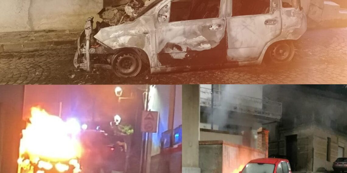 Un incendio di origine dolosa distrugge un’auto a San Giovanni di Gerace