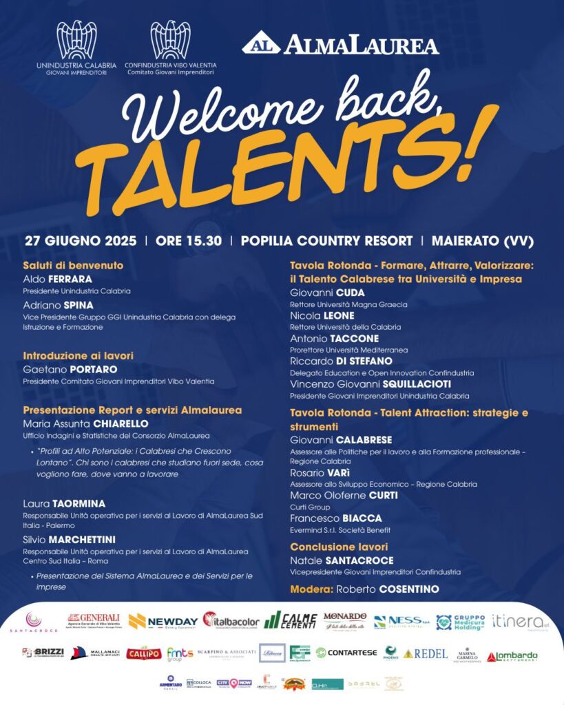 “Welcome back, Talents!”, evento del Gruppo Giovani Imprenditori di Confindustria Vibo Valentia 3 locandina evnto gi 27.06.2025