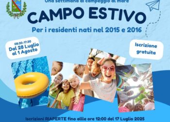 Al via il campo estivo gratuito per i ragazzi di 9 e 10 anni residenti a Jonadi: un nuovo impegno concreto per le famiglie