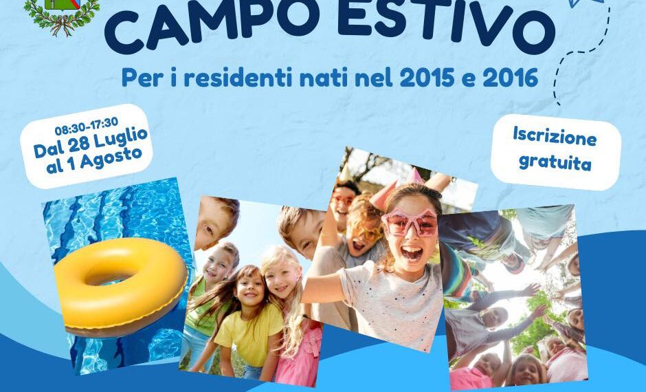 Al via il campo estivo gratuito per i ragazzi di 9 e 10 anni residenti a Jonadi: un nuovo impegno concreto per le famiglie