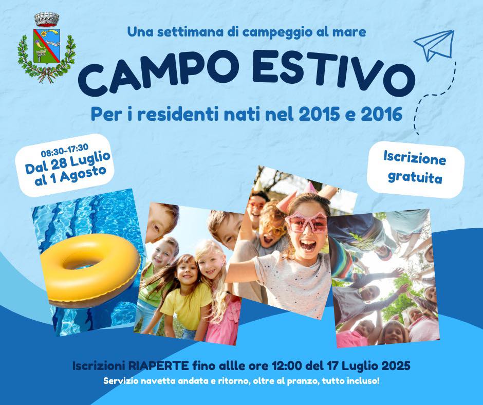 Al via il campo estivo gratuito per i ragazzi di 9 e 10 anni residenti a Jonadi: un nuovo impegno concreto per le famiglie 2 1 1