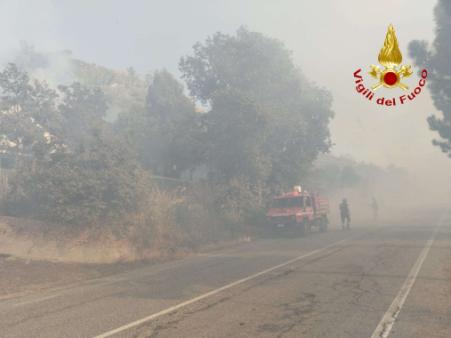 La Calabria nella morsa del fuoco. Circa 140 interventi dei Vigli del Fuoco nel fine settimana 6 2 12