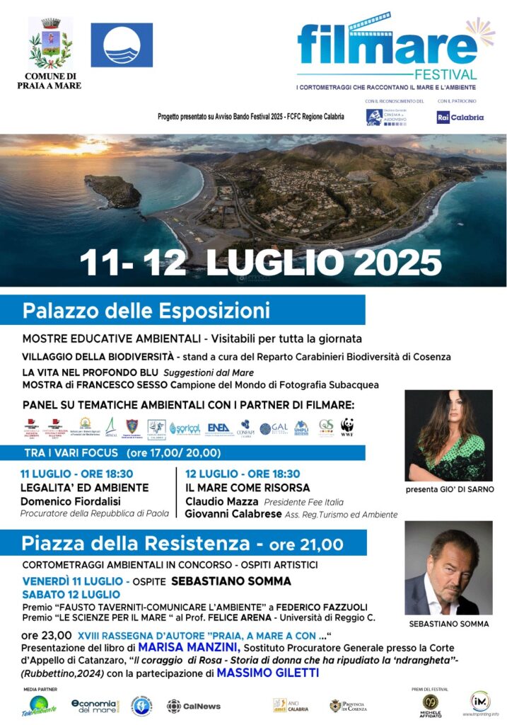 Parte la V edizione del Filmare Festival: due giornate a Praia a Mare tra cortometraggi, ambiente e cultura 3 Filmare PRAIA A MARE