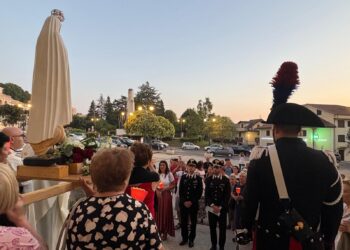 L’Arma dei Carabinieri partecipa alla Santa Messa per la “Madonna Pellegrina” di Fatima a Vibo Valentia