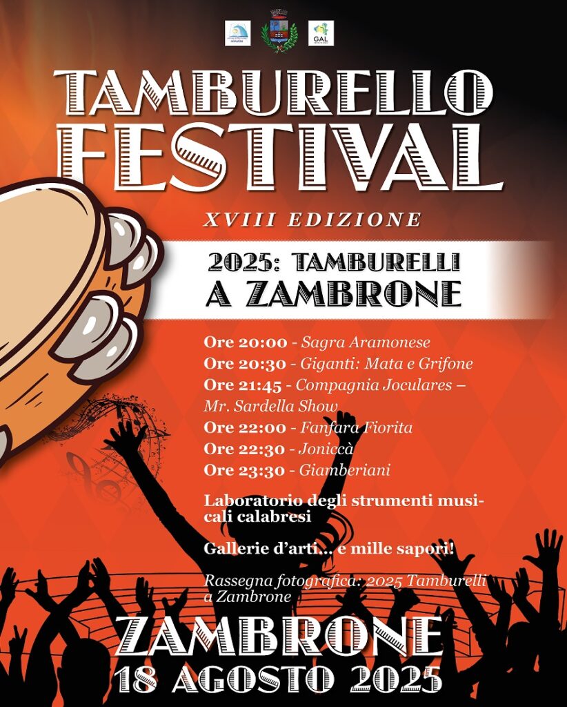 Zambrone si prepara a riaccendere il battito del cuore del Sud: torna il Tamburello Festival 3 Tamburello festival