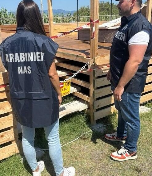 Sequestrata dai Carabinieri un’area attrezzata con piscina priva dei requisiti di sicurezza