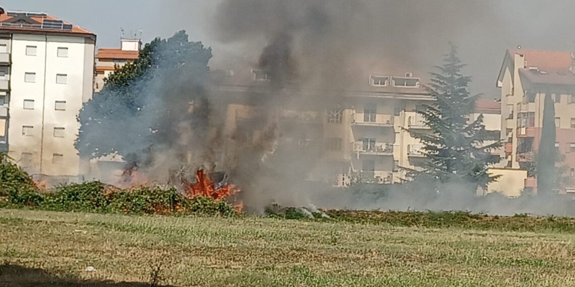 Giornata di caldo record e roghi. Vibo Valentia circondata dalle fiamme, dal lato nord al lato sud (VIDEO)