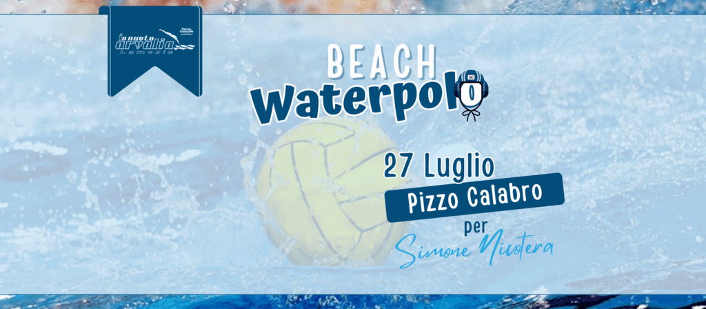 beach waterpolo Simone Nicotera