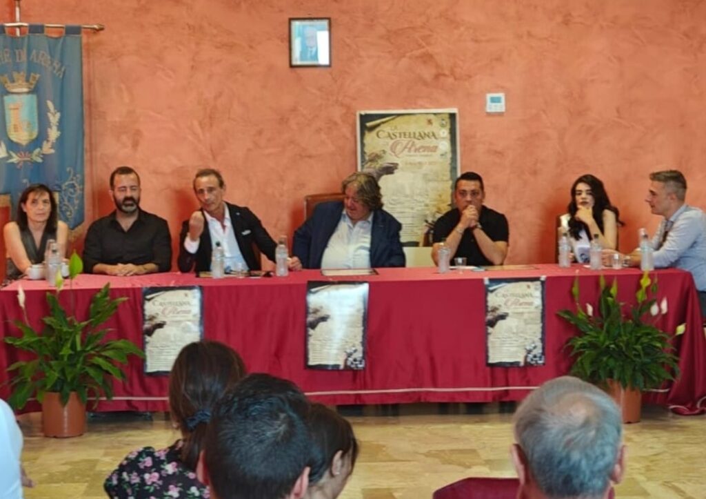 Il borgo medievale di Arena si prepara ad accogliere la XIII edizione de “La Castellana” (VIDEO) 5 conferenza stampa La Castellana di Arena