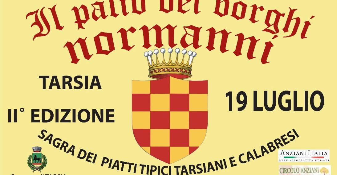 Al via il Palio dei Borghi Normanni: Tarsia, ponte tra secoli di gusto e storia