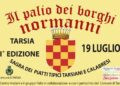 Al via il Palio dei Borghi Normanni: Tarsia, ponte tra secoli di gusto e storia