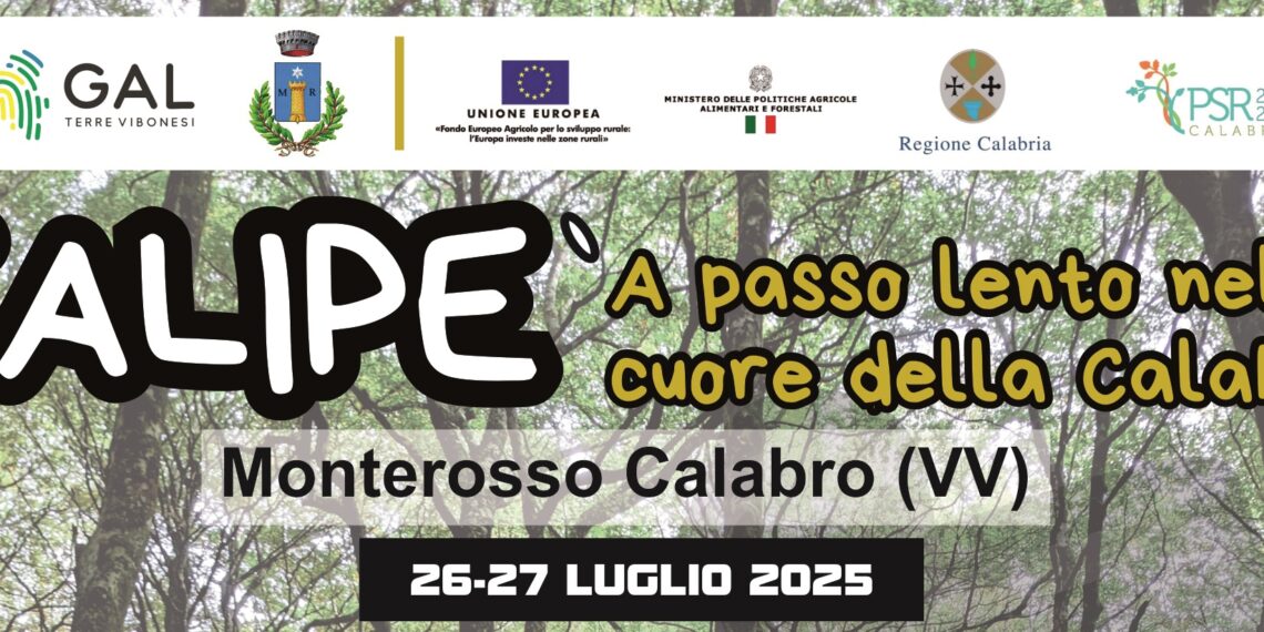 Kalipè 2025, svelato il programma dell’evento dedicato ai cinque anni del Cammino Kalabria Coast to Coast 1 Kalipè 2025, svelato il programma dell’evento dedicato ai cinque anni del Cammino Kalabria Coast to Coast
