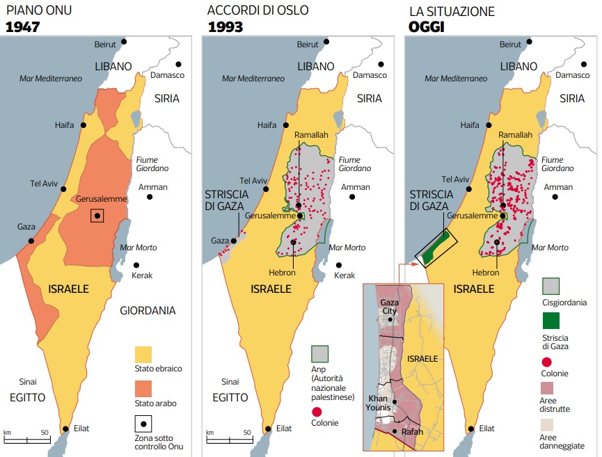 La vergogna di Gaza e l'ipocrisia dei potenti veri e falsi, giganti e nani di moralità 3 striscia di Gaza