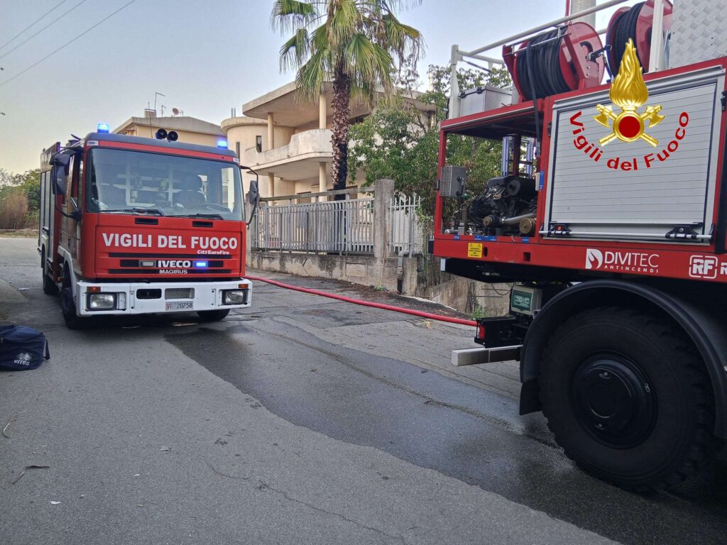 Intervento dei Vigili del Fuoco per la perdita di GPL da un serbatoio a San Gregorio d'Ippona 5 3 2
