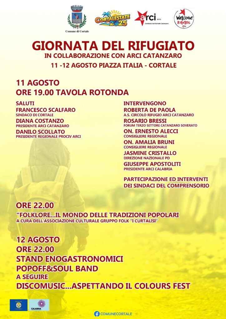 Lunedì 11 e martedì 12 agosto la "Giornata del Rifugiato" a Cortale 3 Immagine WhatsApp 2025 08 07 ore 17.41.22 6eb0a968