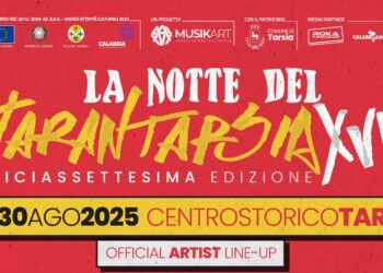 Sabato 30 agosto è la Notte del Tarantarsia