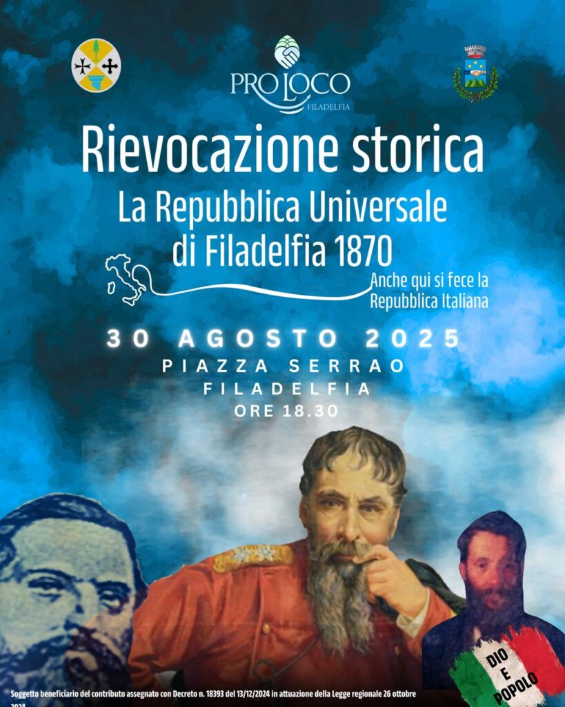 La Pro loco di Filadelfia riaccende la storia con la rievocazione della Repubblica universale del 1870 3 RIEVOCAZIONE STORICA