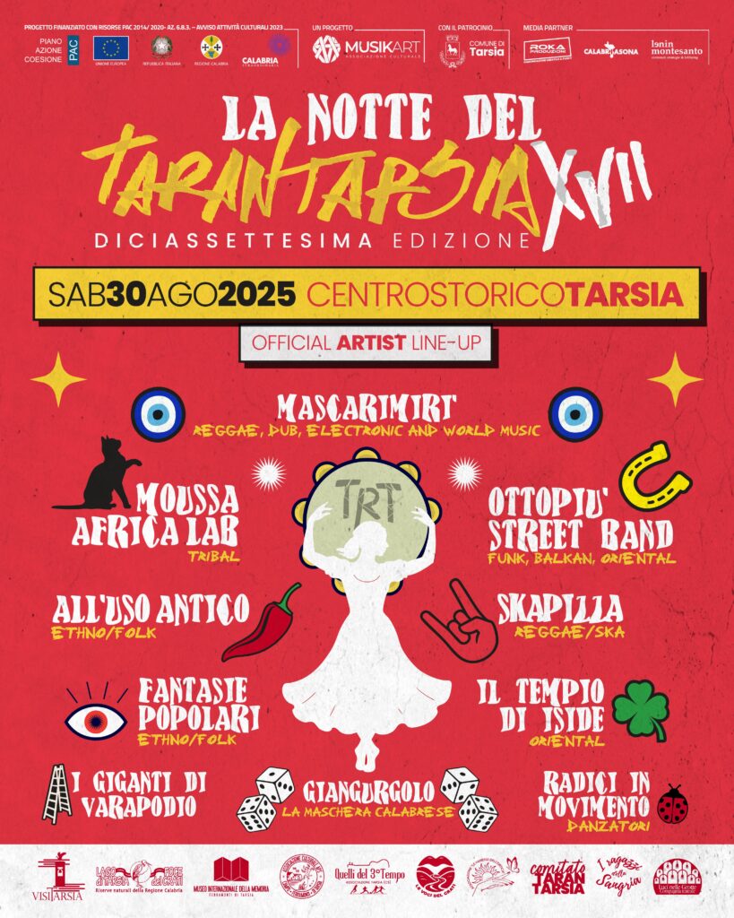 Sabato 30 agosto è la Notte del Tarantarsia 5 TARANTARSIA