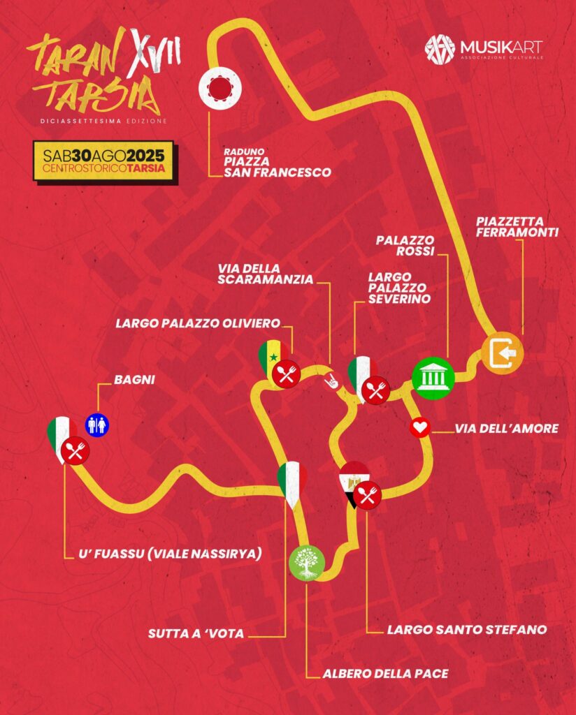 Sabato 30 agosto è la Notte del Tarantarsia 4 TARANTARSIA MAPPA 1