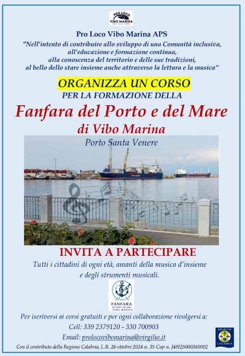Prende corpo a Vibo Marina il progetto per la “Fanfara del Porto e del Mare” 3 fanfara del porto