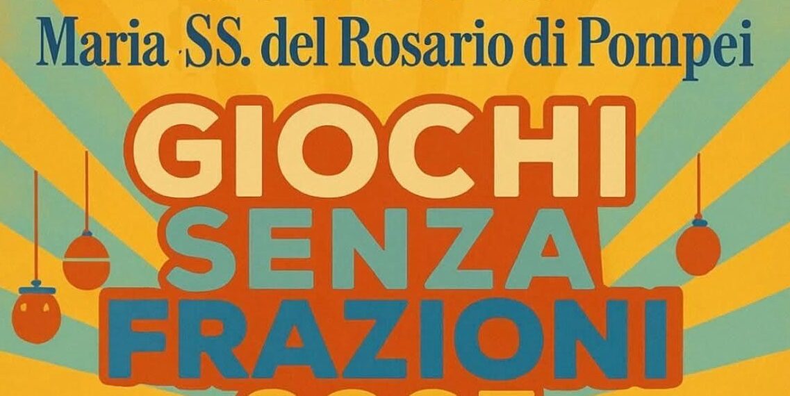 La Parrocchia di Vibo Marina organizza i "Giochi senza Frazioni": appuntamento la sera del 12 agosto 1 La Parrocchia di Vibo Marina organizza i “Giochi senza Frazioni”: appuntamento la sera del 12 agosto