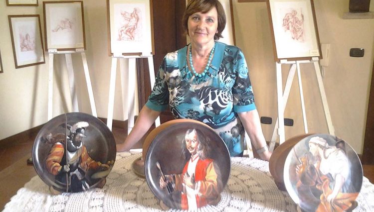 “Narrazioni Grafiche – Monterosso Calabro illustrato a matita sanguigna”, la personale di Wilma Pipicelli 2 imm