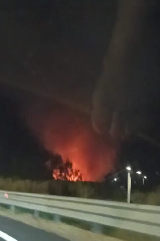 incendio lamezia