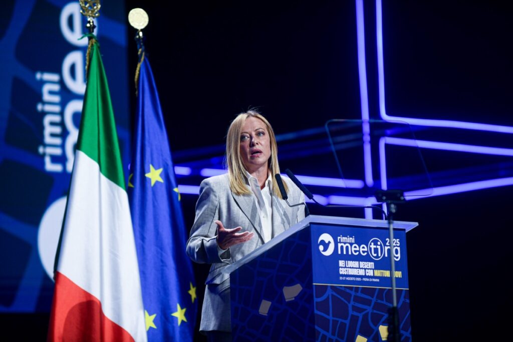 meloni al meeting