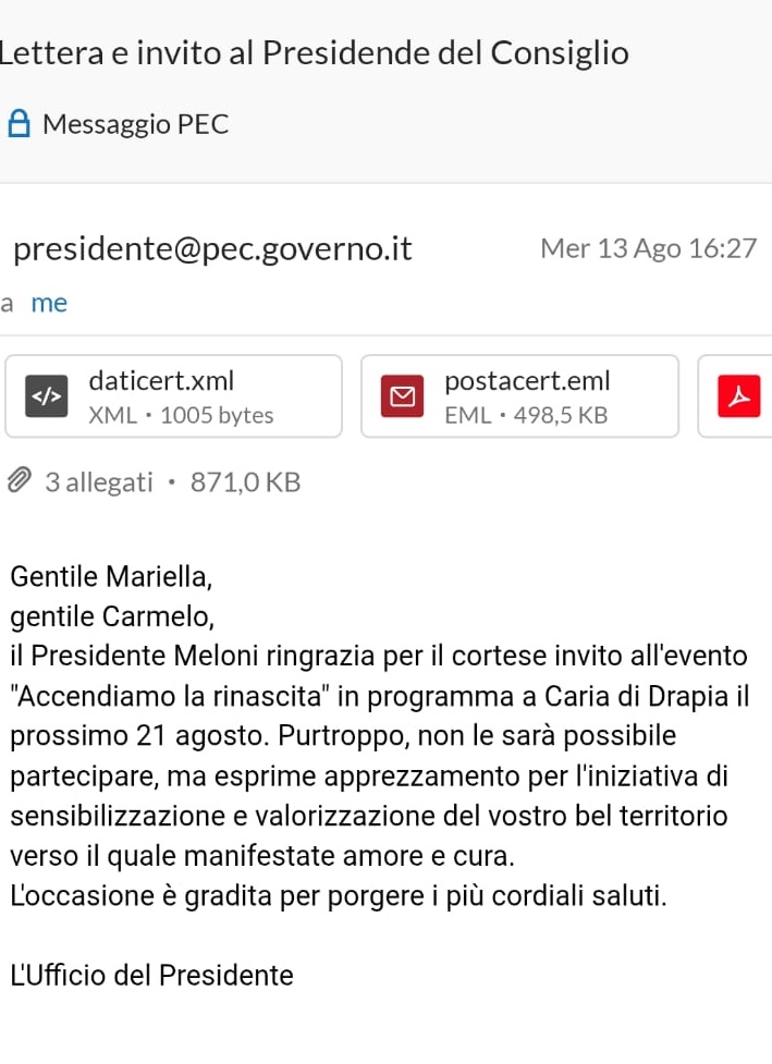 A Drapia si "accende" la voglia di Rinascita dopo il pauroso incendio. Domani pomeriggio la manifestazione 4 risposta meloni