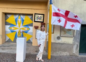 Tre giovani artisti georgiani hanno esposto le loro opere alla kermesse di San Pietro Magisano