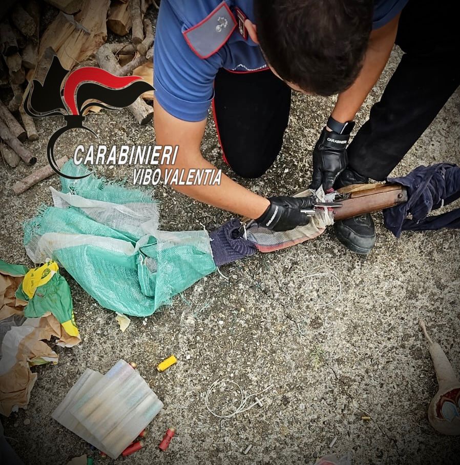 I carabinieri scoprono a Zungri un piccolo arsenale di armi e munizioni (VIDEO) 2 2