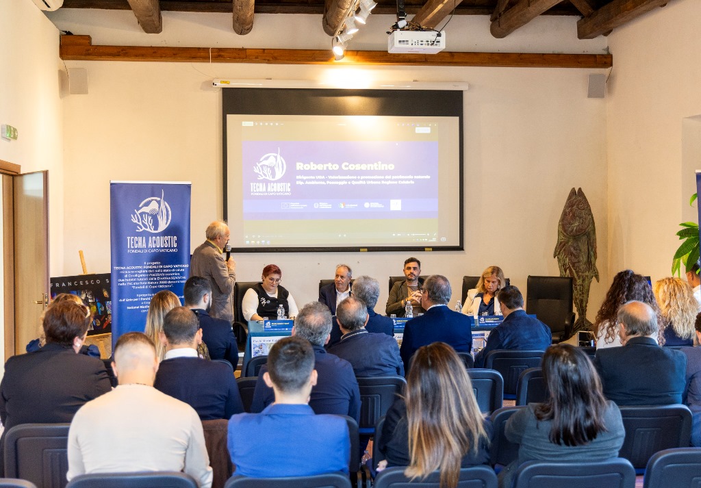 Fondali Capo Vaticano in buono stato di salute. Presentati gli esiti del monitoraggio Tecna Acustic (VIDEO) 7 PARCHIMARINI 231025 8