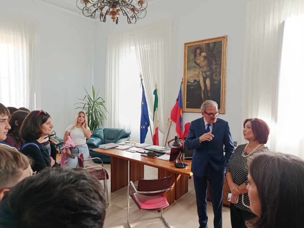Studenti spagnoli al Comune di Vibo Valentia 2