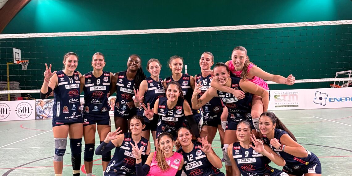 Volley, buona la prima per la Todo Sport che batte Palermo all’esordio della nuova stagione in serie B (VIDEO)